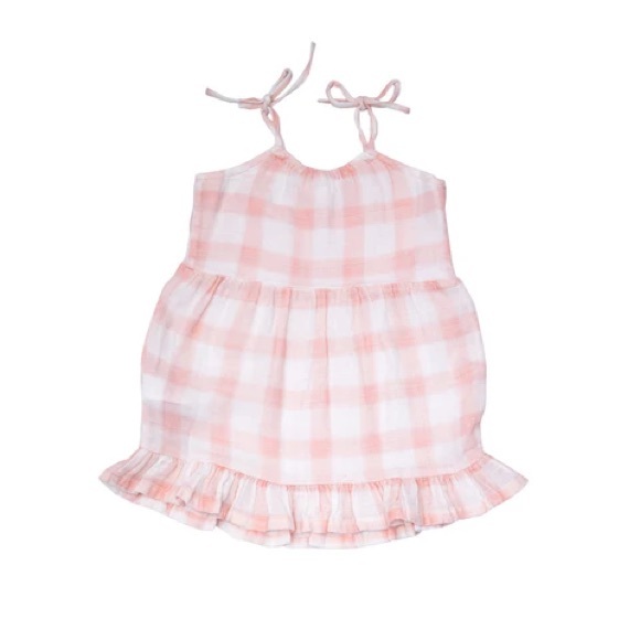 Angel Dear Other - Angel Dear Gingham Dress 18-24M NWT